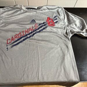 Adidas Gray Cardinals Short Sleeve Tee
